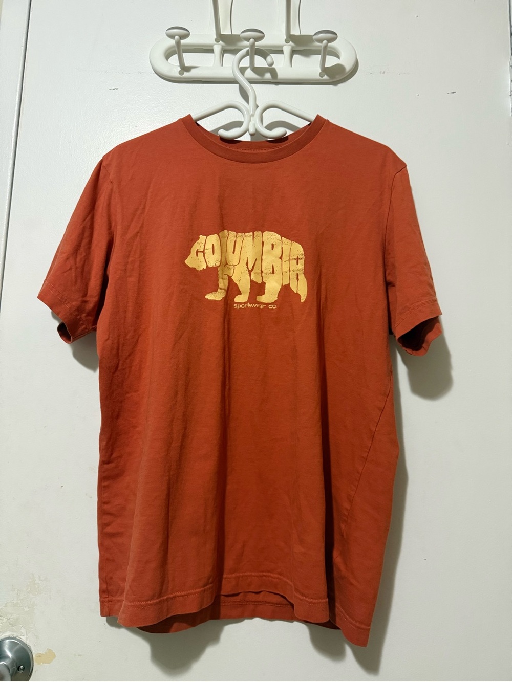 Columbia Rust Orange Short-Sleeve Logo Tee